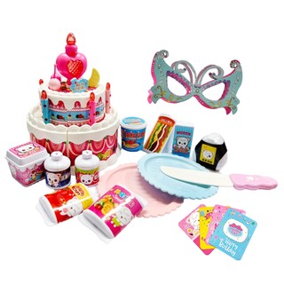 【Hi-toys】絢麗音樂生日派對蛋糕切切樂/家家酒玩具
