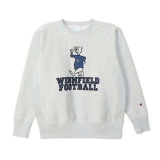 【毒】Champion REVERSE WEAVE系列-學院風寬版衛衣(灰色) C3-Y014-040