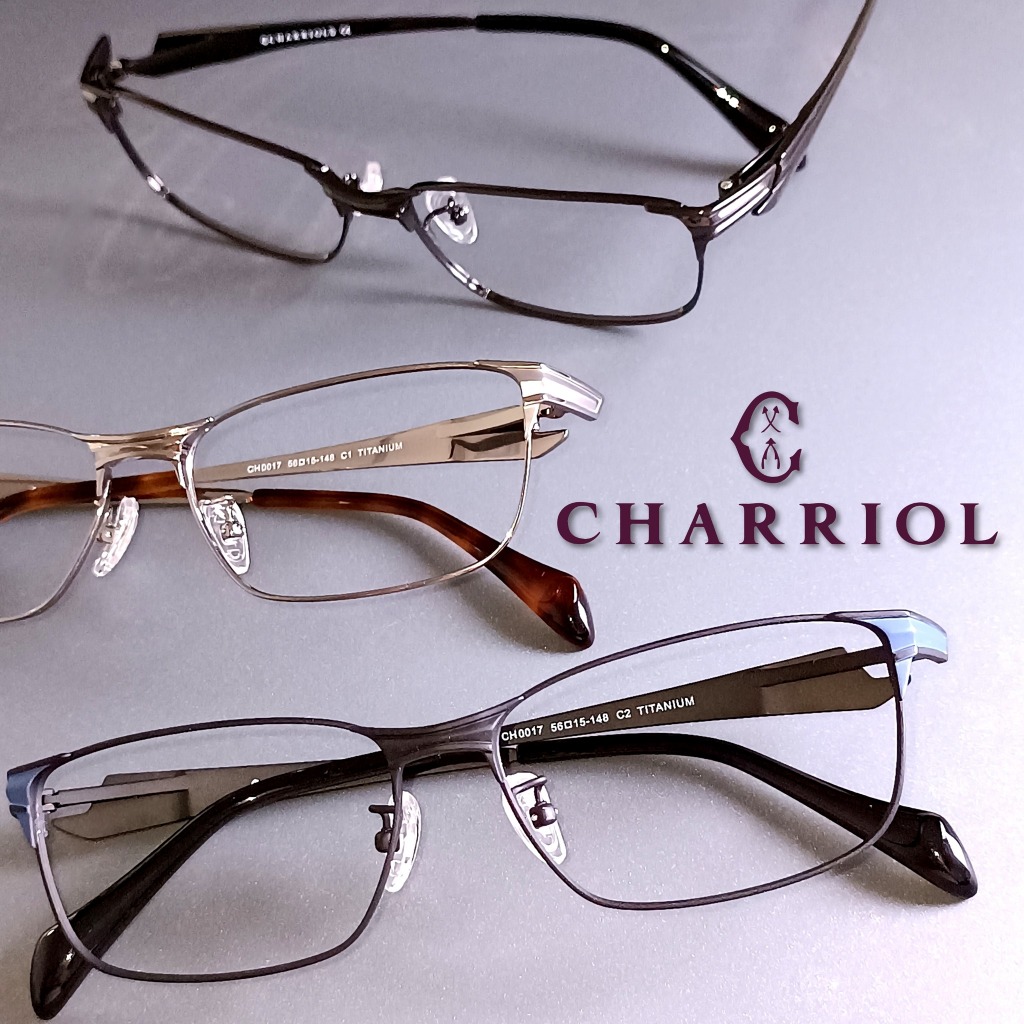 麗睛眼鏡【CHARRIOL 夏利豪】CH0016 CH0017 CH0027系列 瑞士一線精品品牌 純鈦鏡架 β鈦鏡框