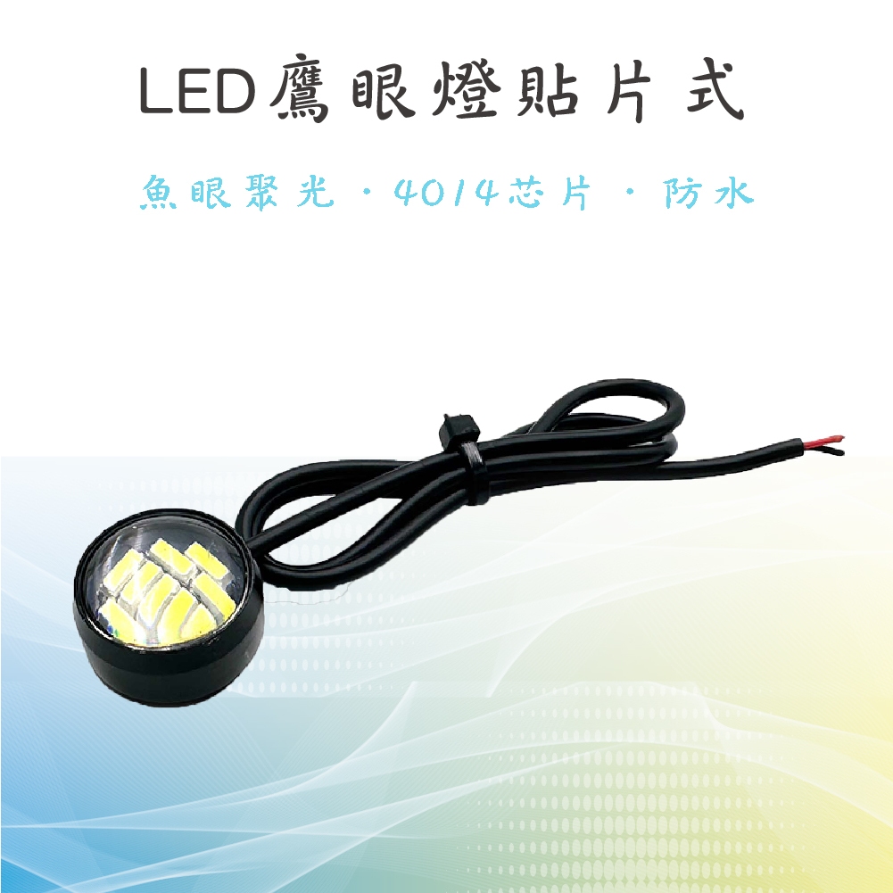 【LED 貼片式 鷹眼】 4014芯片 日行燈 室內燈 照地燈 牌照燈 後行李廂燈 車內燈 貼片鷹眼 透鏡