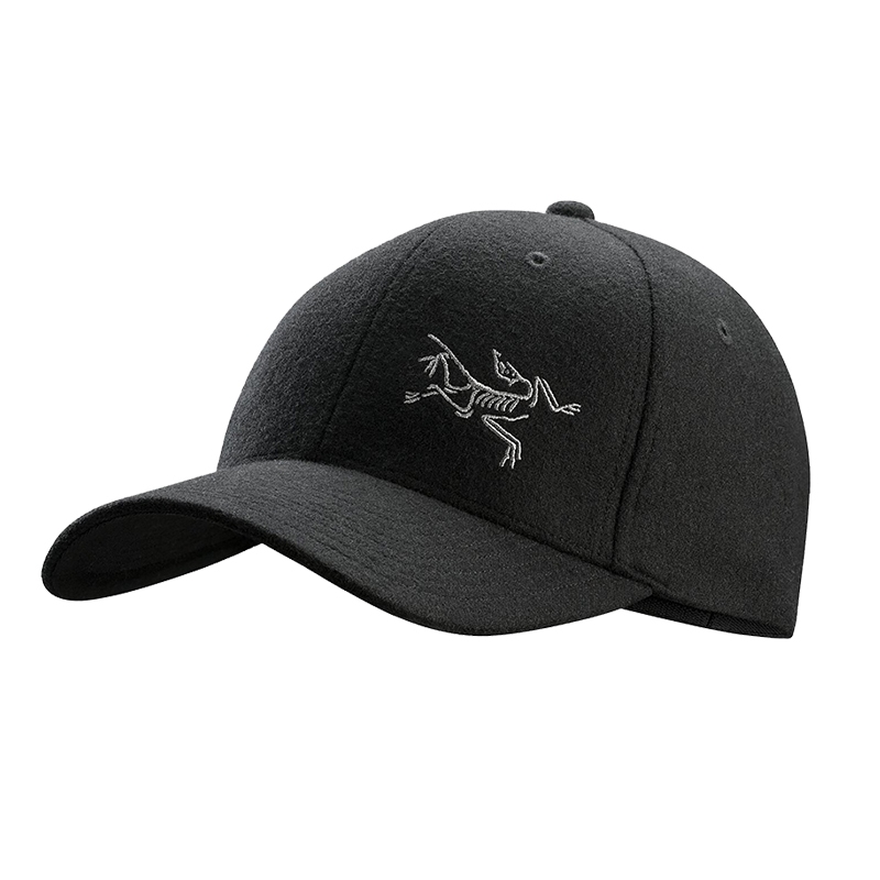 【Arcteryx 始祖鳥】羊毛棒球帽 黑灰 S/M L/XL 羊毛帽 保暖帽 登山帽 運動帽 X000005504