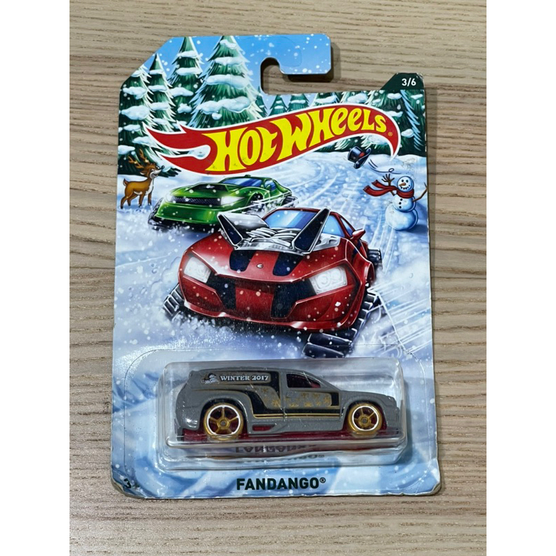 風火輪 HOT WHEELS 聖誕系列合金小車 灰色 休旅車