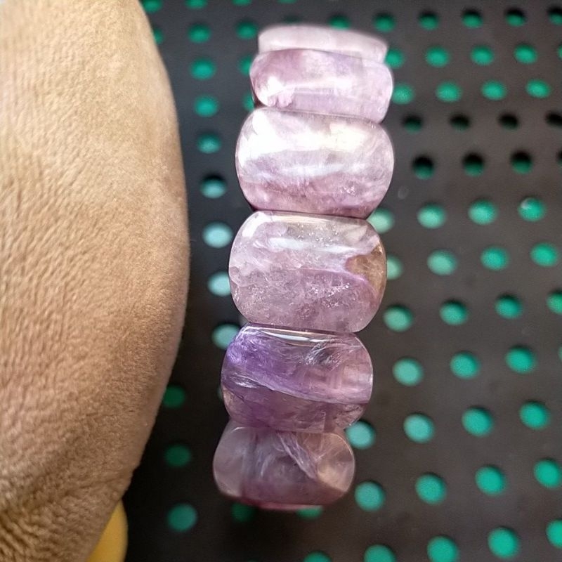 17.5板寬玉化紫龍晶手排