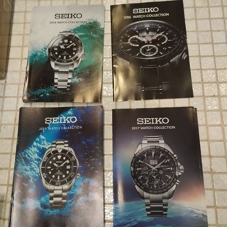 原廠型錄 每本$99 日本 精工 SEIKO 手錶 喬科維奇 代言 衛星 水鬼 潛水 prospex tuna 鮪魚罐頭