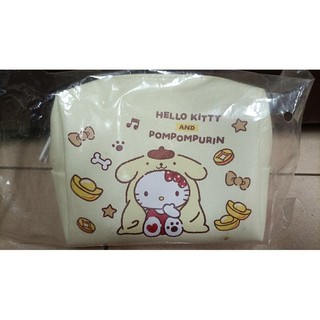 line friends過年束口袋+hello kitty化妝包