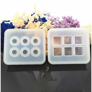 ★手作料庫★ 16mm方體球體六連鏡面矽膠模具 DIY飾品 冰格 糖果 時光寶石吊墜 DIY手工模具 水晶滴膠模具