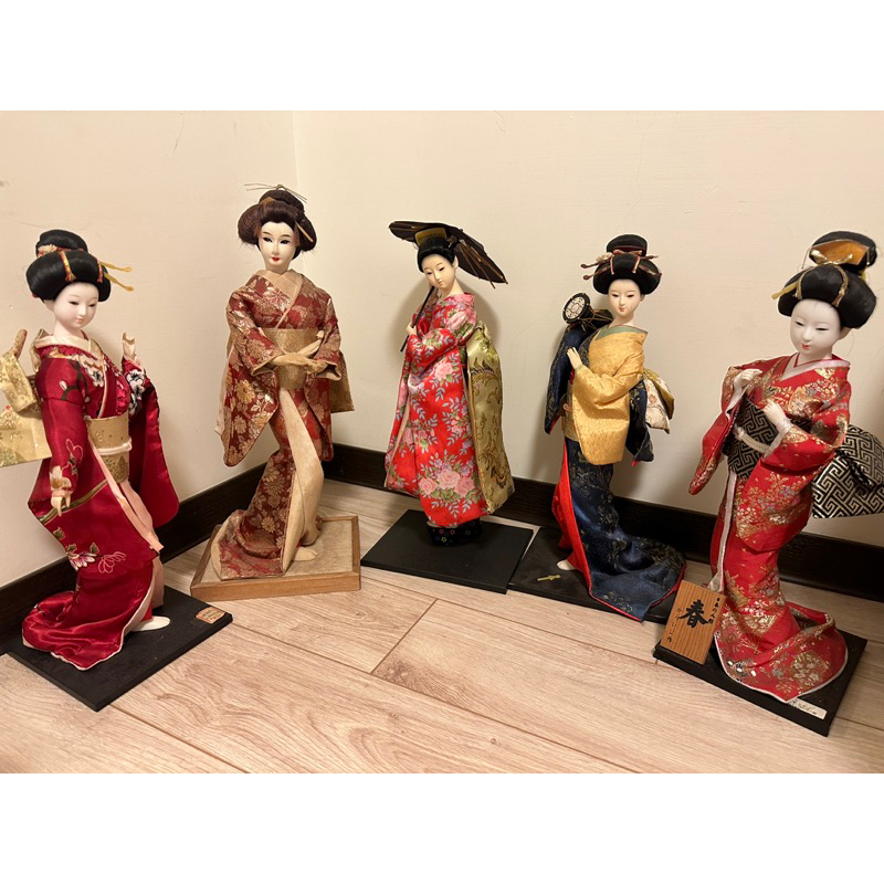 現貨出清 日本人形娃娃 和服人偶 餐廳裝飾擺件 高度約40公分