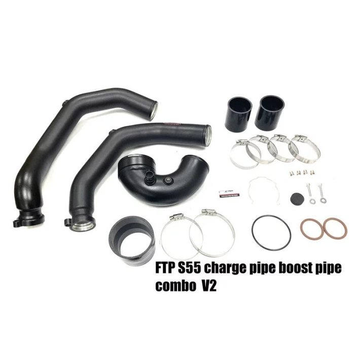 FTP BMW S55 充電管+增壓管組合 V2 適用於 F80 M3 F82 M4【YGAUTO】