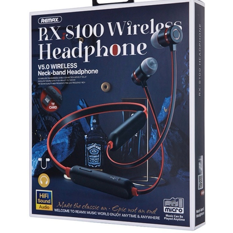 REMAX RX-S100 無線脖掛運動耳機  無線耳機 音樂通話 掛耳式耳機 無線運動耳機 掛脖式耳機 藍芽耳機