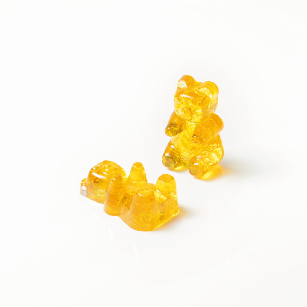 【Montagne】Gummy bear｜黃水晶｜公仔。紙鎮