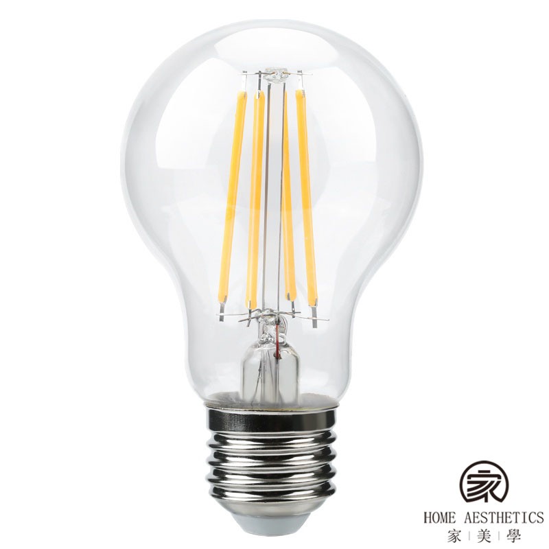 【家美學】A19愛迪生燈泡E27螺口復古工業風鎢絲光源創意白熾燈暖光藝術裝潢黃光吊燈