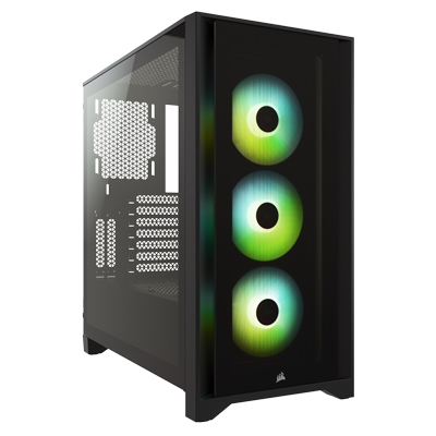 ~聯迅科技~電競機殼 海盜船 CORSAIR iCUE 4000X RGB 全塔式 智能 玻璃透側機殼 自取優惠洽詢