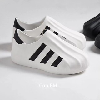 COP# Adidas Adifom Superstar 麵包鞋 懶人鞋 男女鞋 黑色 HQ8752 白色 HQ8750