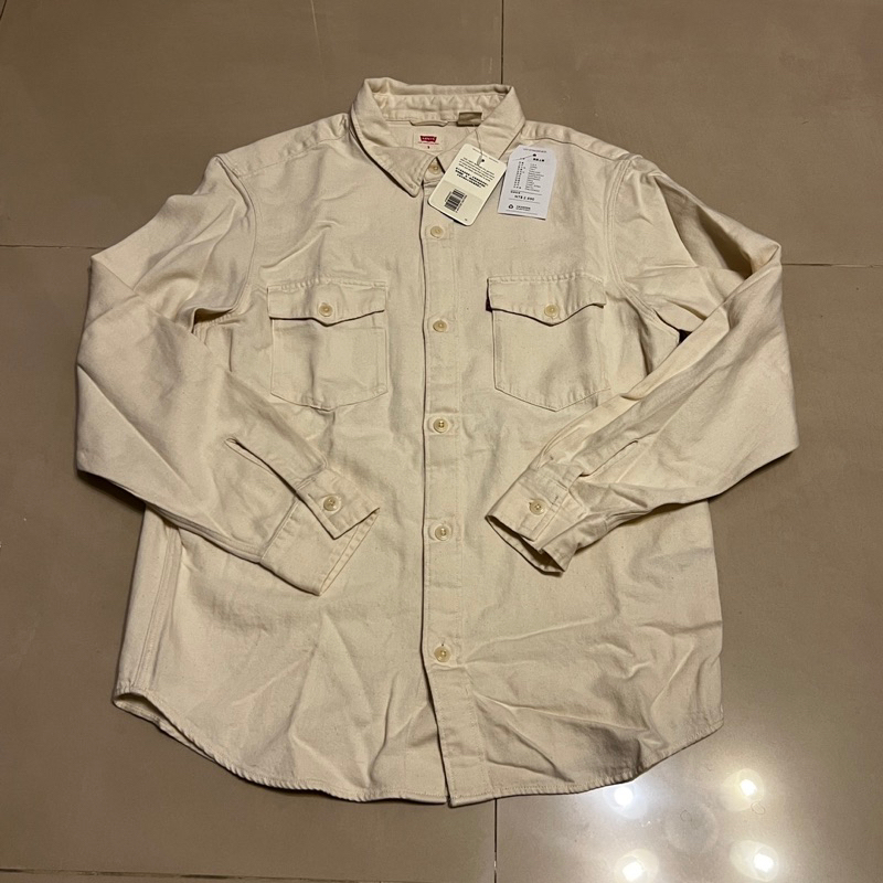 y《全新》Levi’s 牛仔襯衫 米白色 尺寸S A19190001