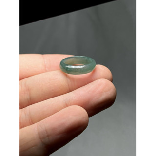 早期收藏水潤冰透翡翠戒指玉戒指-戒圍內徑17mm