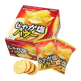 【好食光】日本 東豐 奶油鹽馬鈴薯片20袋 盒裝 220g 洋芋片 薯餅