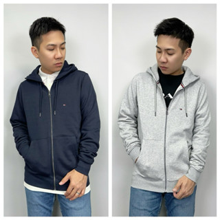 【New START精品服飾-員林】現貨免運 Tommy Hilfiger 素面 小Logo 內刷毛 連帽外套 棉外套