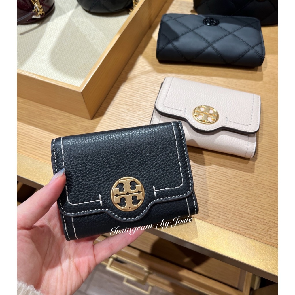 【預購】美國代購 🇺🇸 Tory Burch TB 新品 Felix 皮革 三折 短夾 皮夾