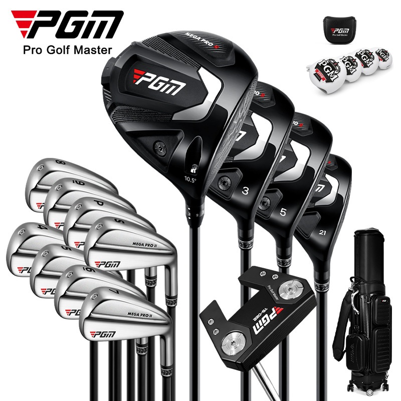 PGM高爾夫球桿高端男士職業套桿13隻golf高反彈鈦金1號桿木碳纖維上蓋高爾夫球具組通過R&amp;A及USGA國際認證