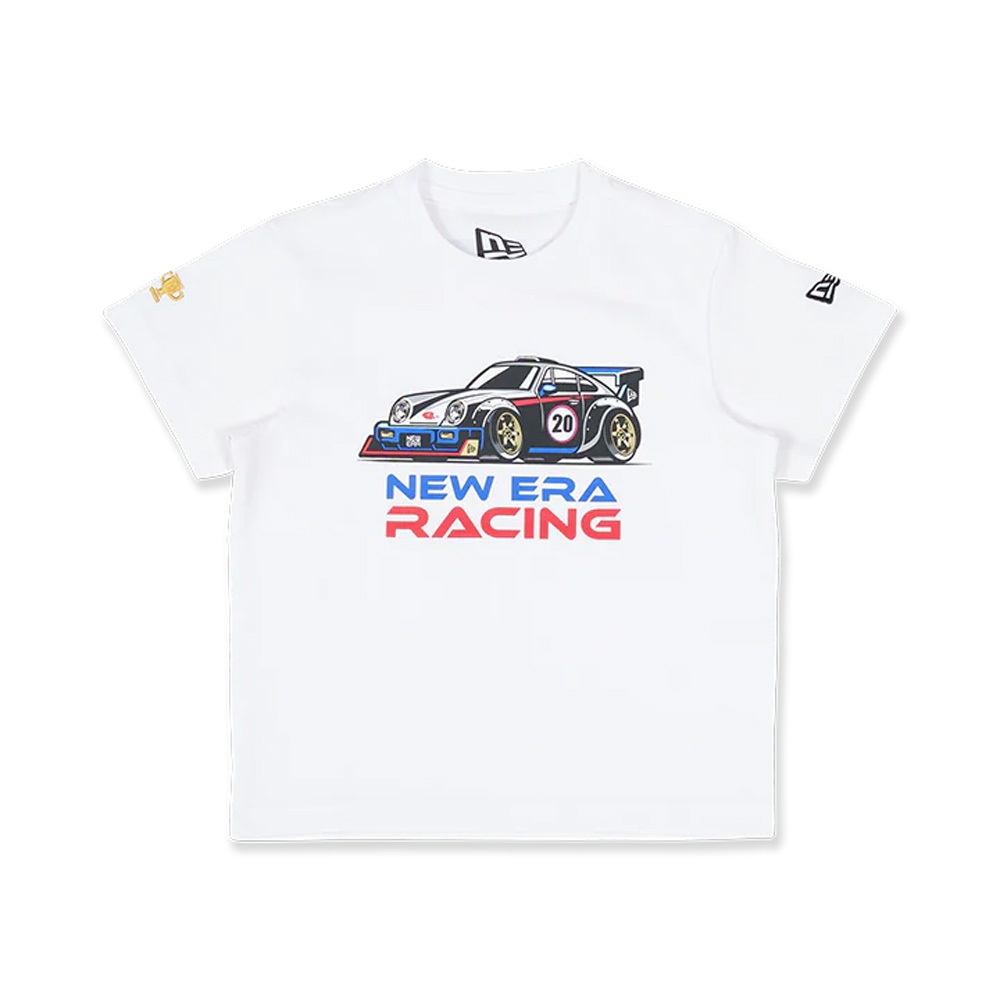 NEW ERA 童 短袖上衣 T恤 NEW ERA RACING NEW ERA 白 NE13702589