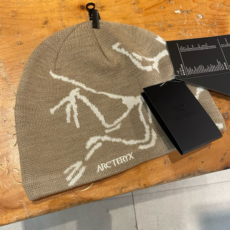 BTW 加拿大 Arc'teryx 始祖鳥 中性 Bird Head Toque 大Logo 羊毛混紡 針織毛帽