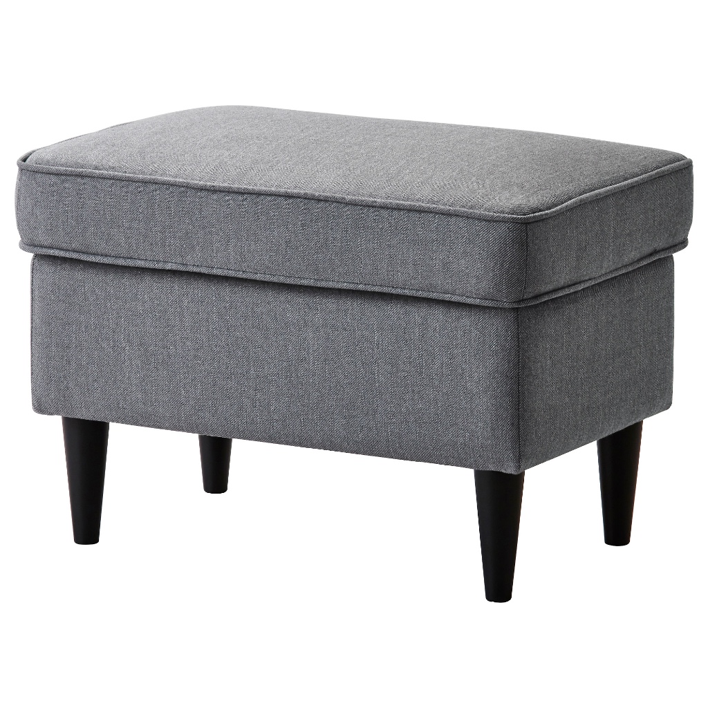 北歐LOFT風格經典IKEA宜家STRANDMON椅凳單人沙發布沙發/60x40x44/灰色/二手八成新/特$1900