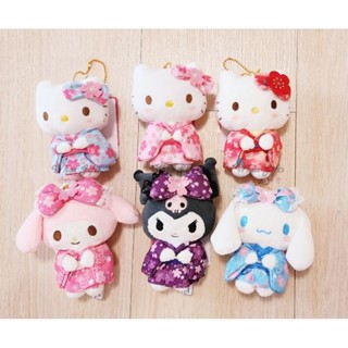 <現貨>最新補貨! 日本境內限定正版 hello kitty 丹尼爾 美樂蒂 庫洛米 大耳狗 蛋黃哥浴衣和服系列吊飾