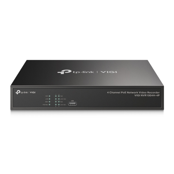 【新品上市】TP-Link VIGI 4路4孔PoE網路供電NVR監控主機,Onvif協議,NVR1004H-4P