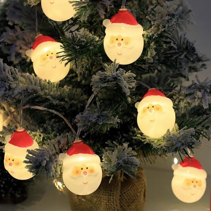 聖誕造型LED燈串 交換禮物 聖誕燈飾 造型燈 聖誕派對 佈置 氣氛燈 聖誕節 派對 聖誕裝飾【久大文具】1404