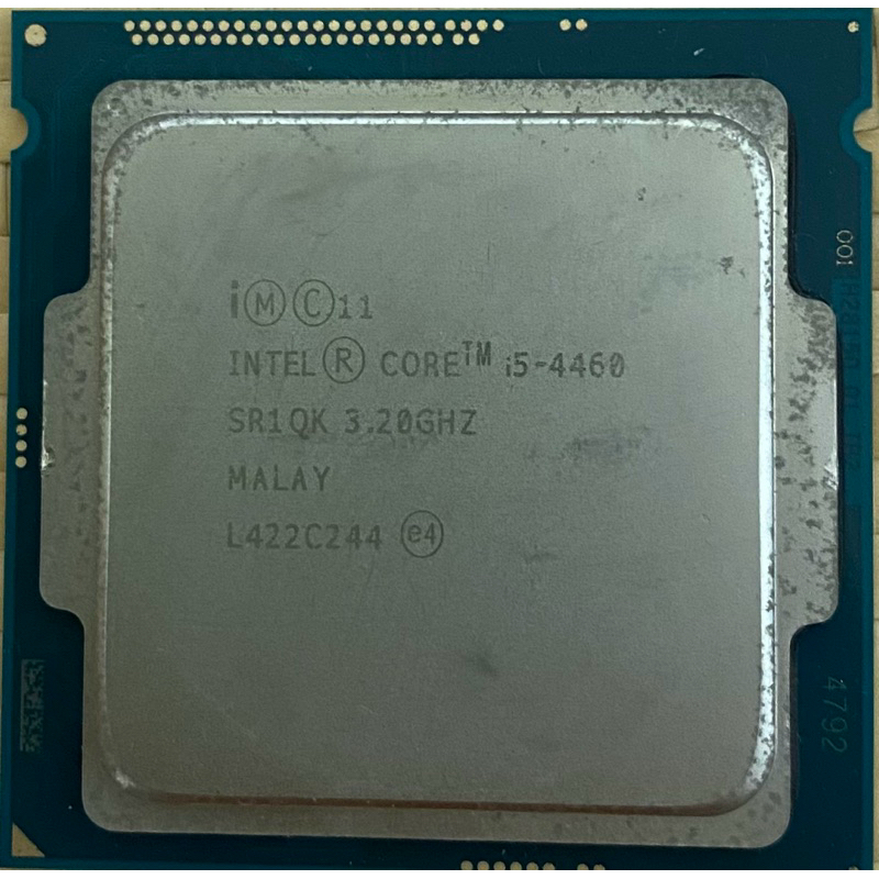 Intel 四代處理器i5-4460四核心1150角位（二手良品）