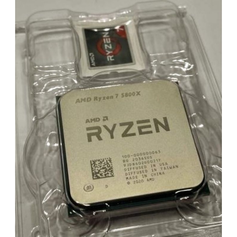 （二手）AMD R7 RYZEN 5800X CPU 處理器