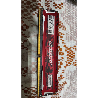 美光 Micron Ballistix 8GDDR4-3000紅色散熱片 記憶體