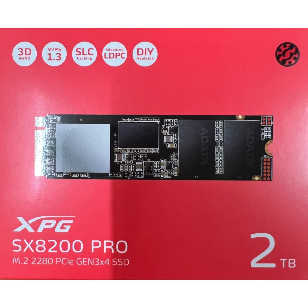 ADATA威剛 XPG SX8200 Pro 2TB