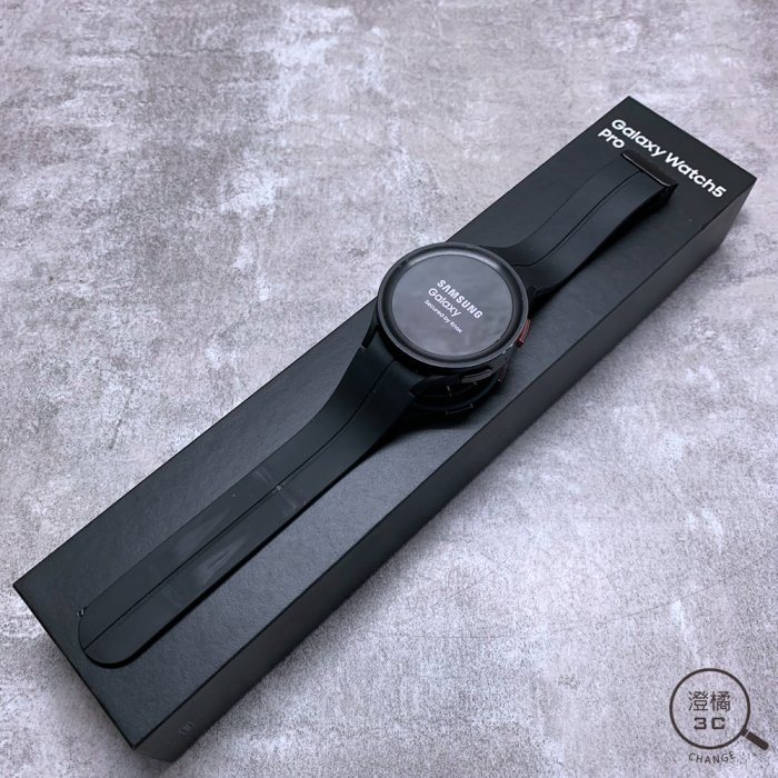 『澄橘』Samsung Watch 5 Pro 45mm GPS 藍芽手錶 R920 黑《二手 歡迎折抵》A62915