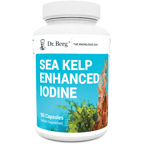 柏格醫生 Dr. Berg Sea Kelp Enhanced Iodine 加強版海藻碘 (90粒膠囊)