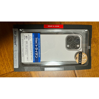 【POWER SUPPORT】二手 Air Jacket薄透保護殼 iPhone 15Pro手機殼