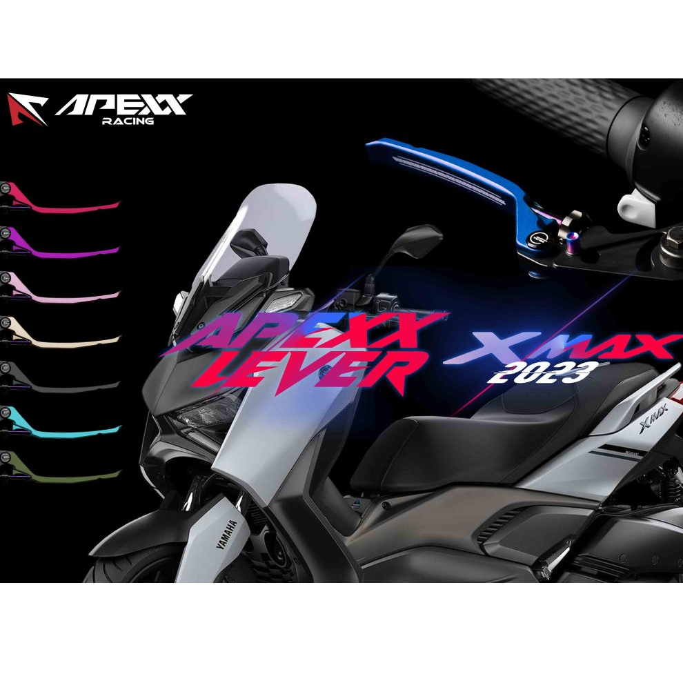 APEXX XMAX 300 2023 鍛造 鋁合金 CNC 煞車 剎車 拉桿 手剎車 可調拉桿 駐車 XMAX300