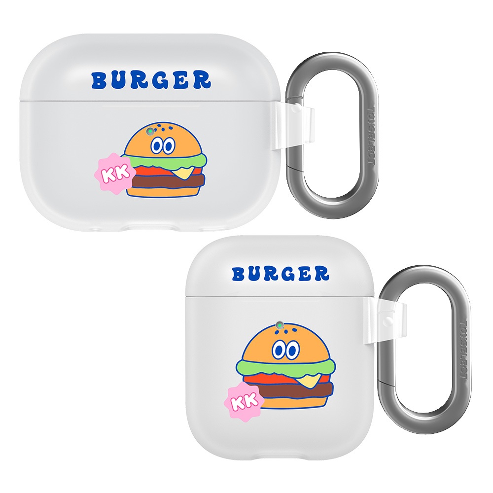 【TOYSELECT】KUAN好吃漢堡強悍防摔AirPods保護套