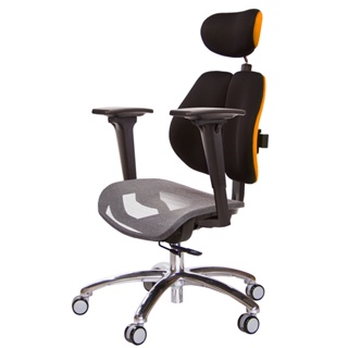 GXG 高雙背網座 工學椅 (鋁腳/3D升降扶手) TW-2806 LUA9