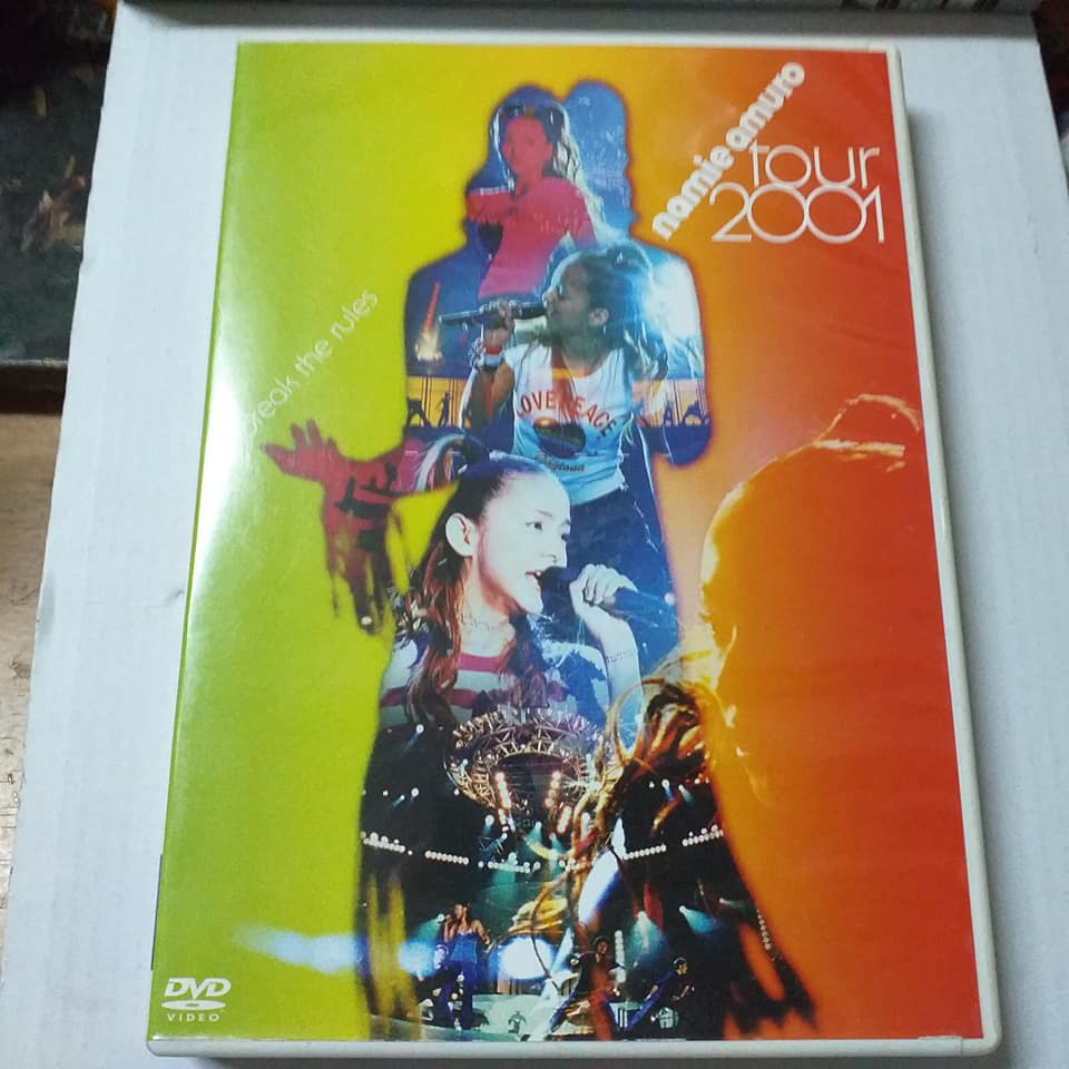 安室奈美惠 namie amuro tour 2001 演唱會 不安於室break the rules台版DVD+海報