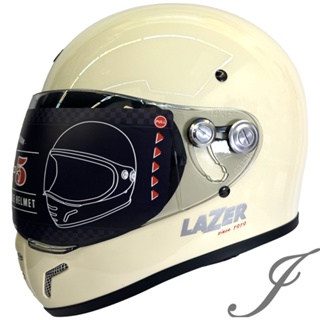 LAZER 安全帽 MX-5 素色 奶油黃 全罩 山車帽 越野帽 安全帽