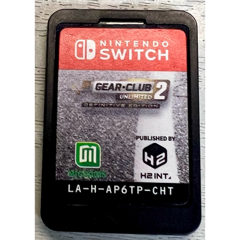 Switch Gear Club 2 極速俱樂部 中文版 裸片 無盒裝 二手片