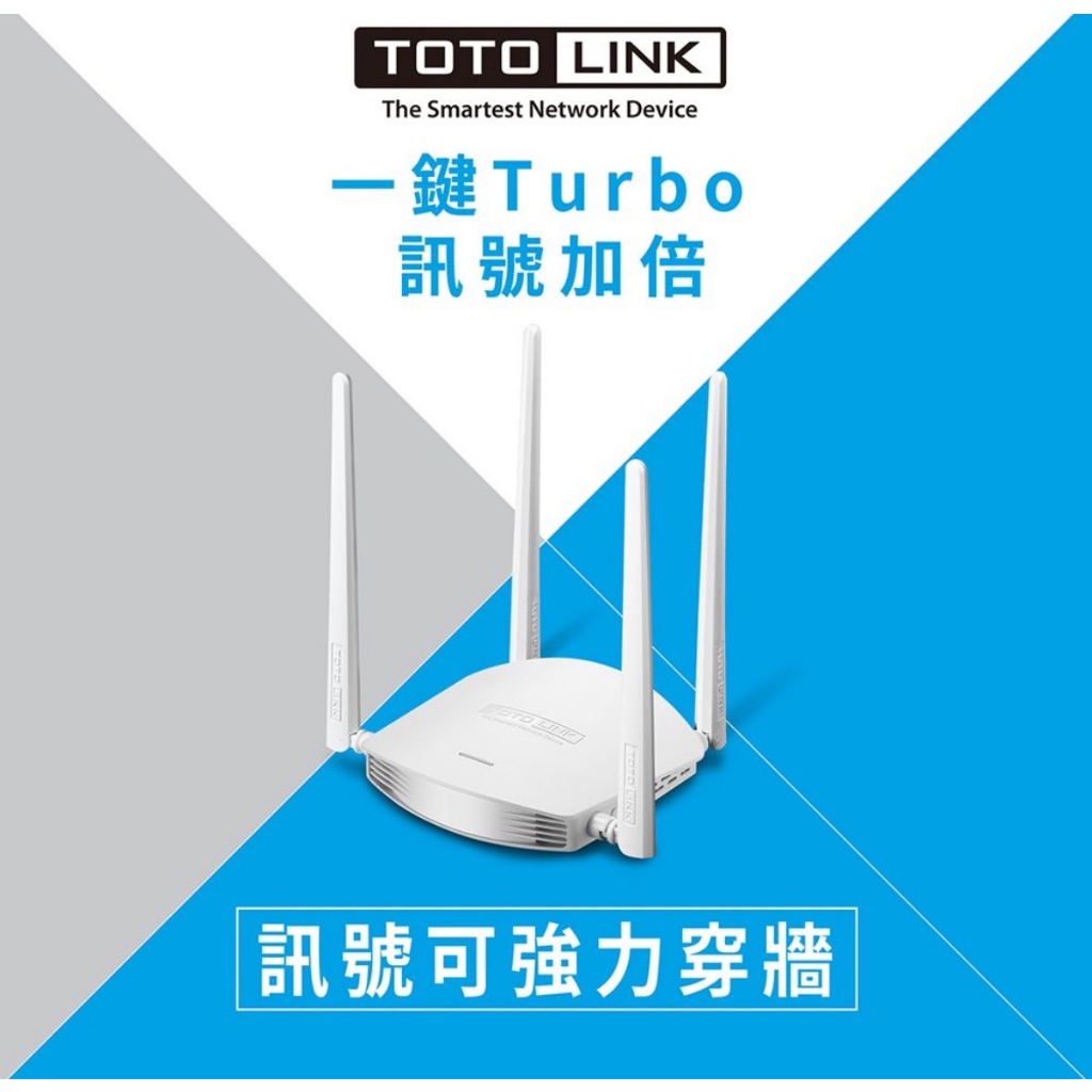 大天線更靈敏TOTOLINK N600R 600Mbps強化大雙倍飆速無線WIFI分享器/路由器 二手