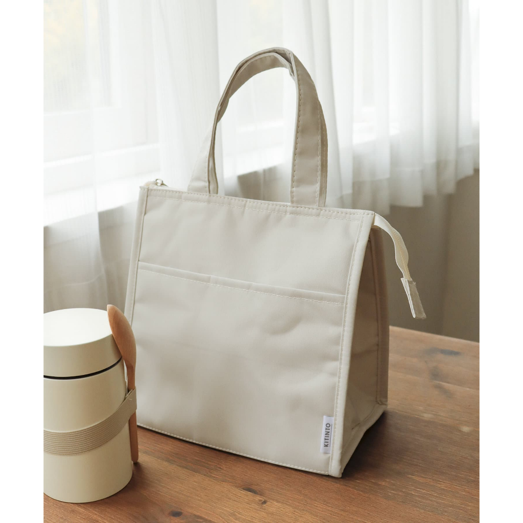 【日本代購】【3COINS】寬口 保冷袋 保溫袋 午餐袋 便當袋 野餐袋 購物袋