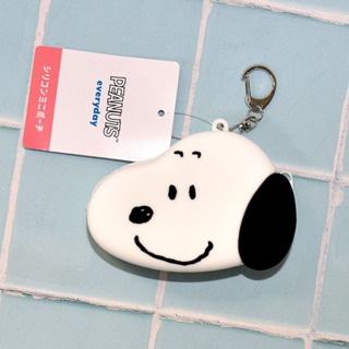 Snoopy 史努比 矽膠零錢包 鑰匙扣 吊飾 日本正版 ts044