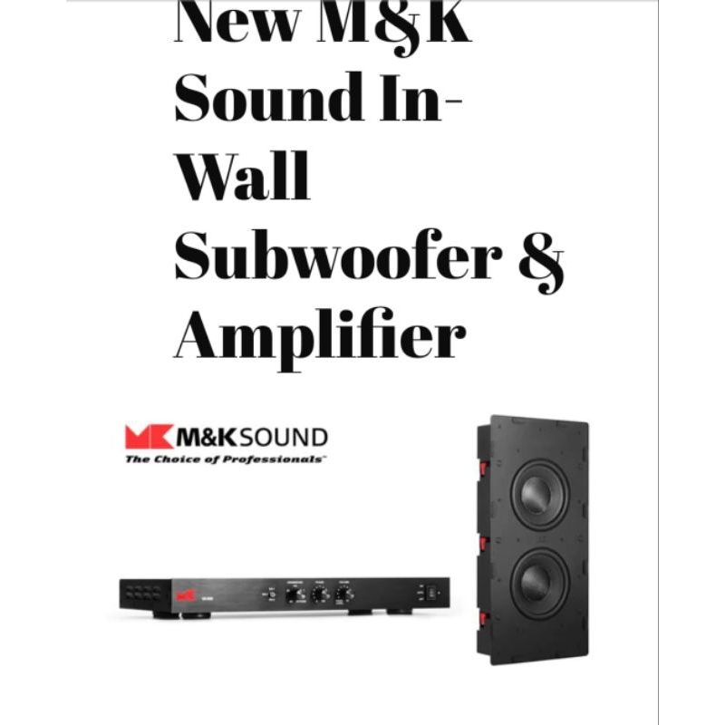 孟芬逸品MK M&amp;K SOUND VA500 超重低音擴大機