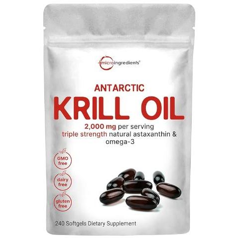 《巨便宜》磷蝦油/蝦紅素/蝦青素 Krill Oil 1000mg*240顆 最低單價！