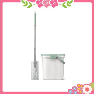 🌸花花好物家🌸 3M 百利 免手洗平板拖把桶組 1桶+1桿+1布 拖把 拖把桶 平板拖