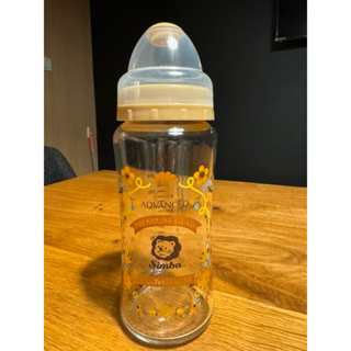 二手 Simba小獅王辛巴 蘿蔓晶鑽寬口玻璃奶瓶 270ml