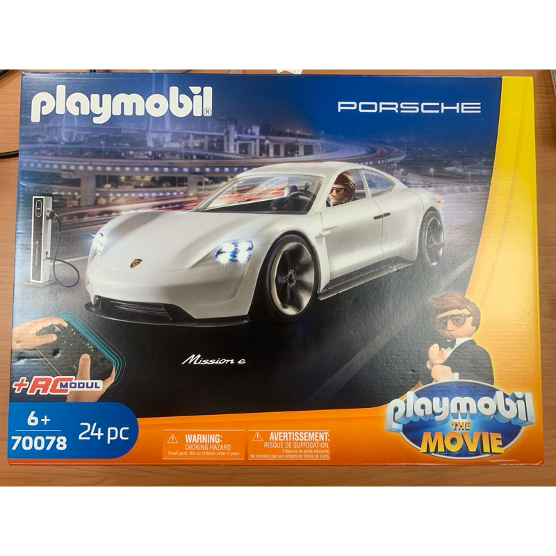 Playmobil 摩比 70078 Porsche Mission e 絕版 保時捷 白色 敞篷跑車